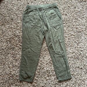 Old Navy Green Gauze Jogger
